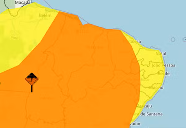 Inmet emite aviso para chuvas intensas no Piauí; Picos e região entram em alerta máximo