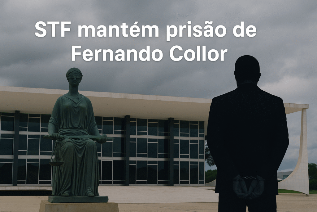 STF mantém prisão de Fernando Collor