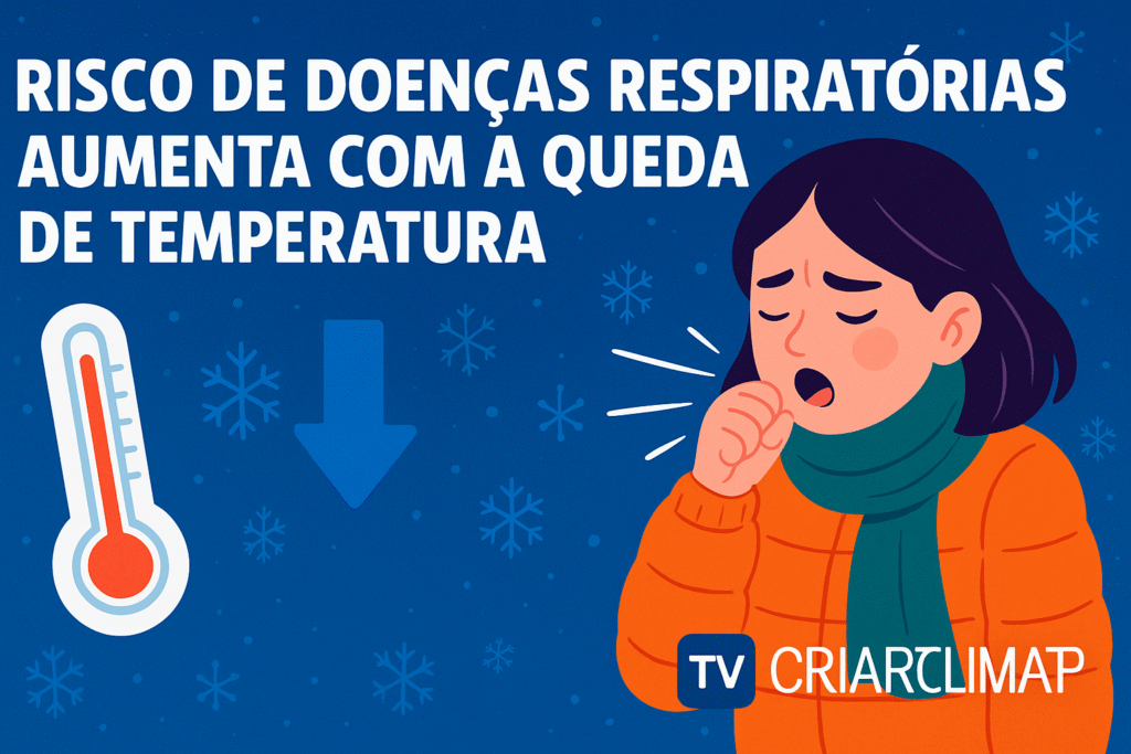 Risco de doenças respiratórias aumenta com a queda de temperatura
