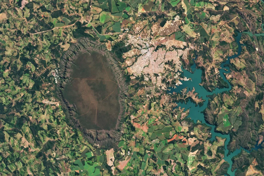 🛰️ Satélite da NASA Registra Serra de Caldas e Vira Destaque nos EUA