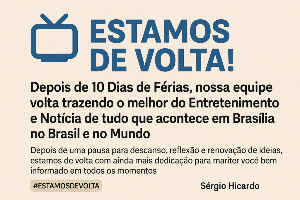 🌟 Estamos de Volta! Depois de 10 Dias de Férias, a TV Criar Retoma com Tudo!