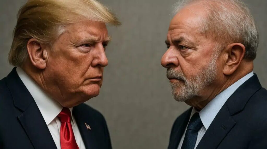 📰 TRUMP AMEAÇA NOVO AUMENTO DE TARIFA CASO BRASIL DECIDA REAGIR