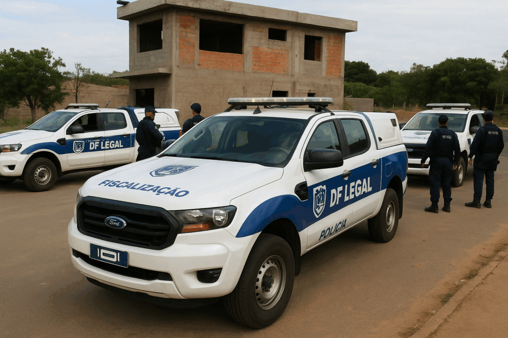 DF Legal retoma fiscalização e aplica multas na Ponte Alta Norte