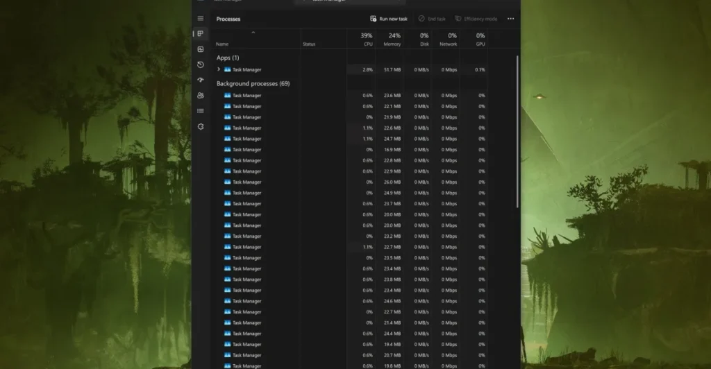 Bug bizarro do Windows 11 faz Gerenciador de Tarefas duplicar