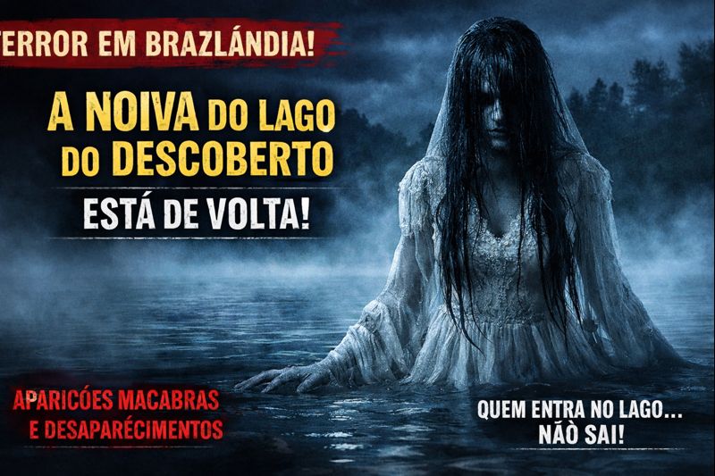 👻 Lenda Urbana: A Noiva do Lago do Descoberto assombra noites em Brazlândia