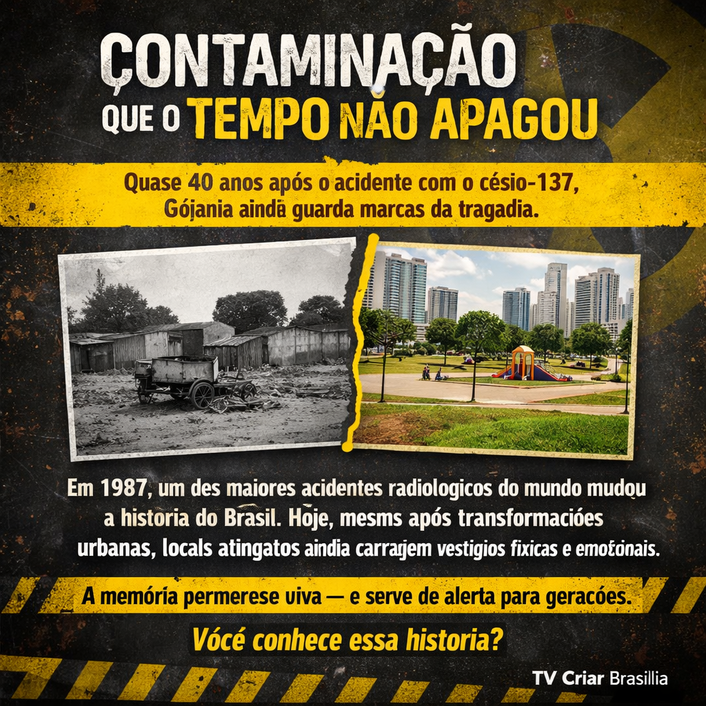 Contaminação: quase 40 anos depois, marcas do césio-137 ainda resistem em Goiânia