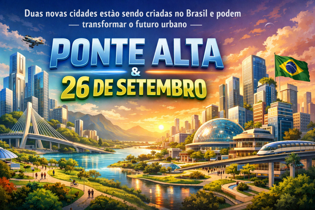 🏙️ Duas novas cidades estão sendo criadas no Brasil e podem transformar o futuro urbano