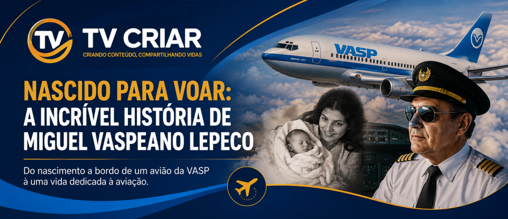 Nasceu em um avião da VASP e se tornou piloto: a incrível história de Miguel Vaspeano Lepeco