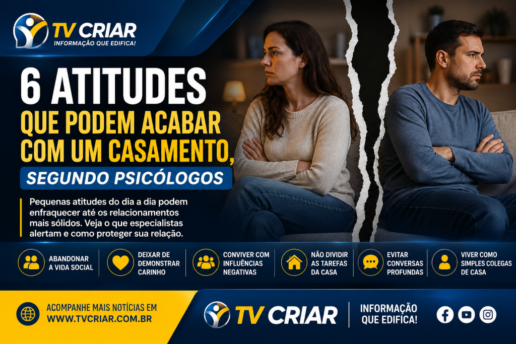 6 atitudes que podem acabar com um casamento, segundo psicólogos