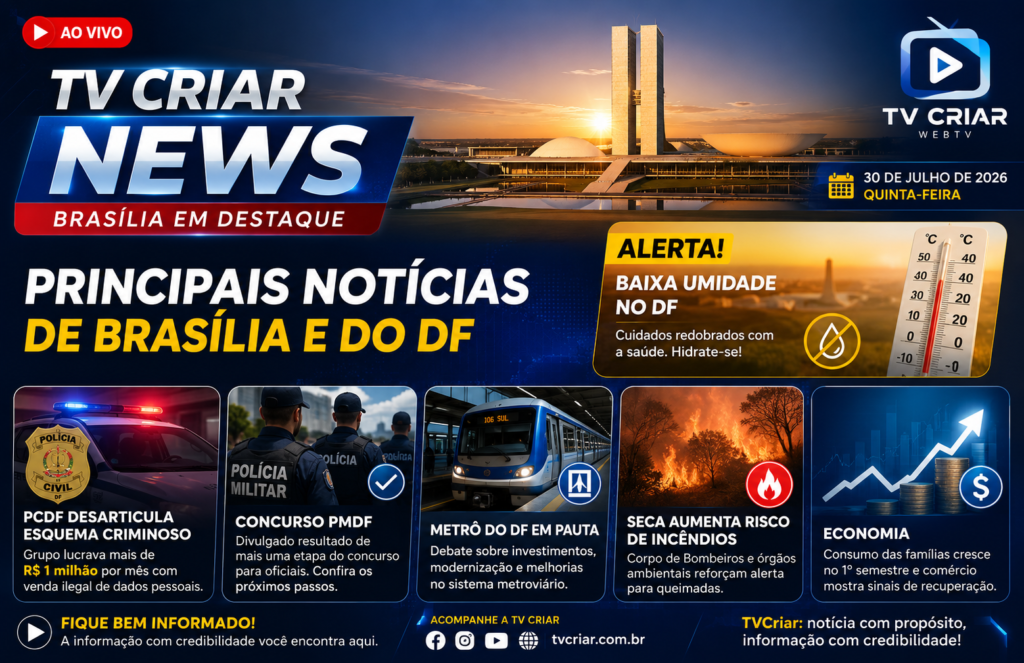 🎥 TV CRIAR NEWS | BOLETIM JORNALÍSTICO