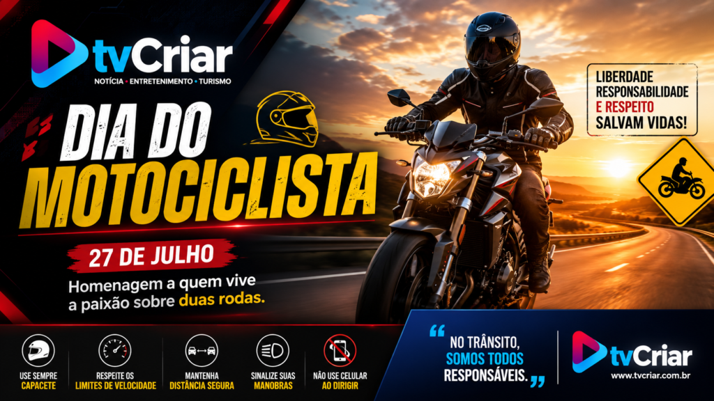 Dia do Motociclista: paixão sobre duas rodas e conscientização no trânsito