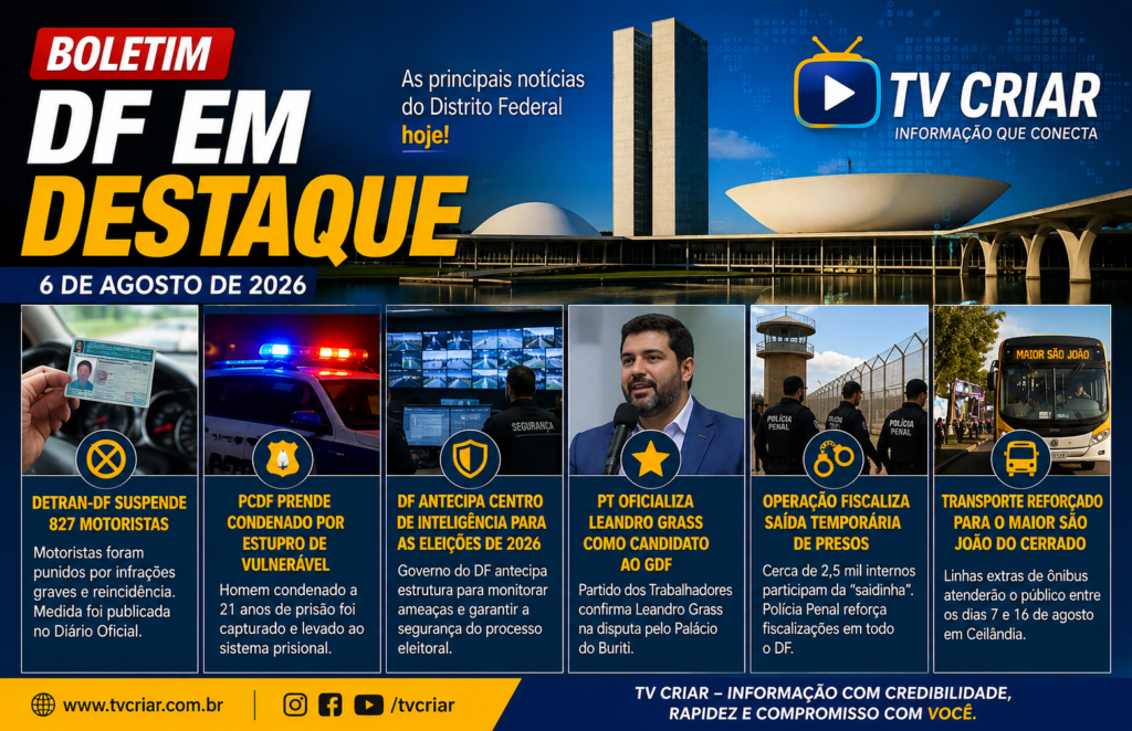 Boletim Jornalístico – TV Criar