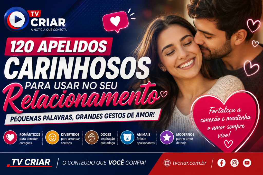 💖 120 Apelidos Carinhosos para Usar no Relacionamento e Fortalecer a Conexão