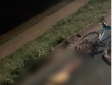 Ciclista fica ferido após acidente na Ponte Alta e mobiliza atendimento na região