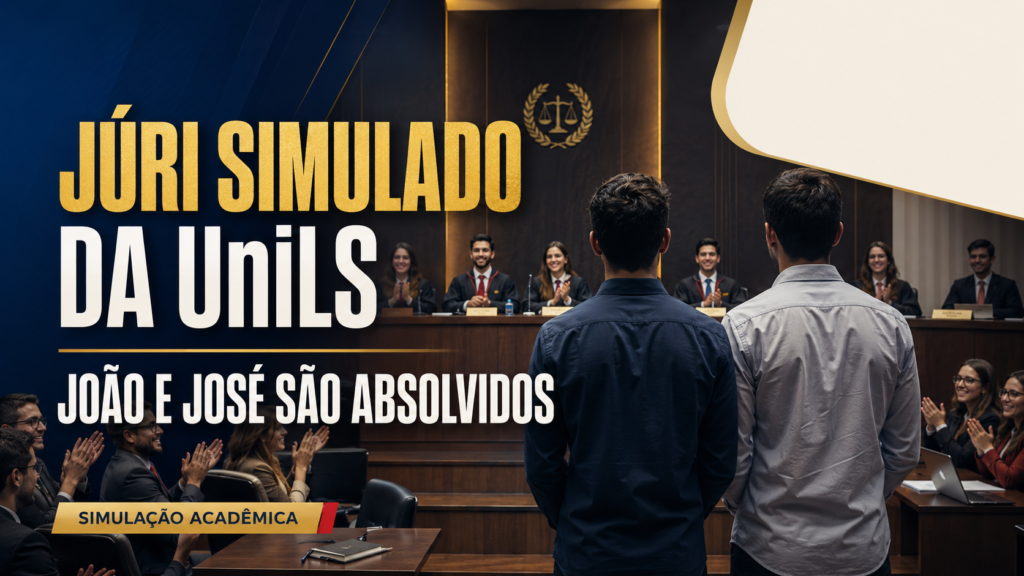 Júri Simulado da UniLS é marcado por sucesso e termina com a surpreendente absolvição de João e José