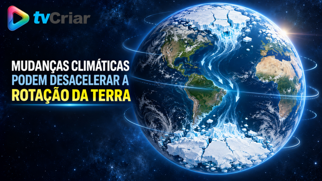Derretimento das calotas polares pode deixar a rotação da Terra mais lenta